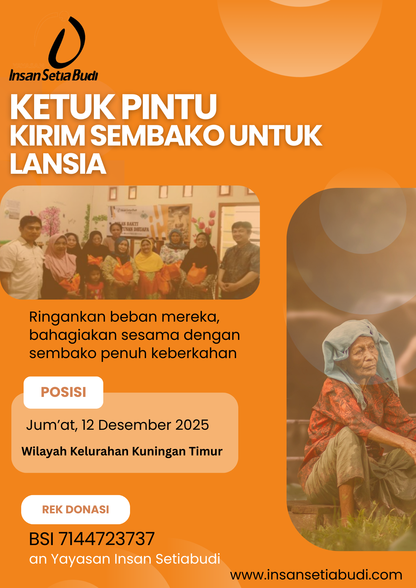 KETUK PINTU (KEPIN) KIRIM SEMBAKO UNTUK LANSIA